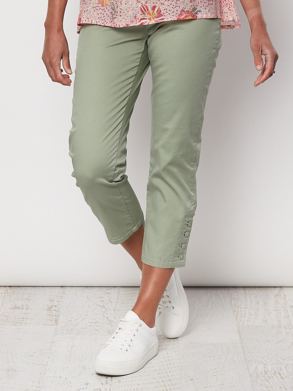 Stretch Twill Cropped Pant I Gordon Smith