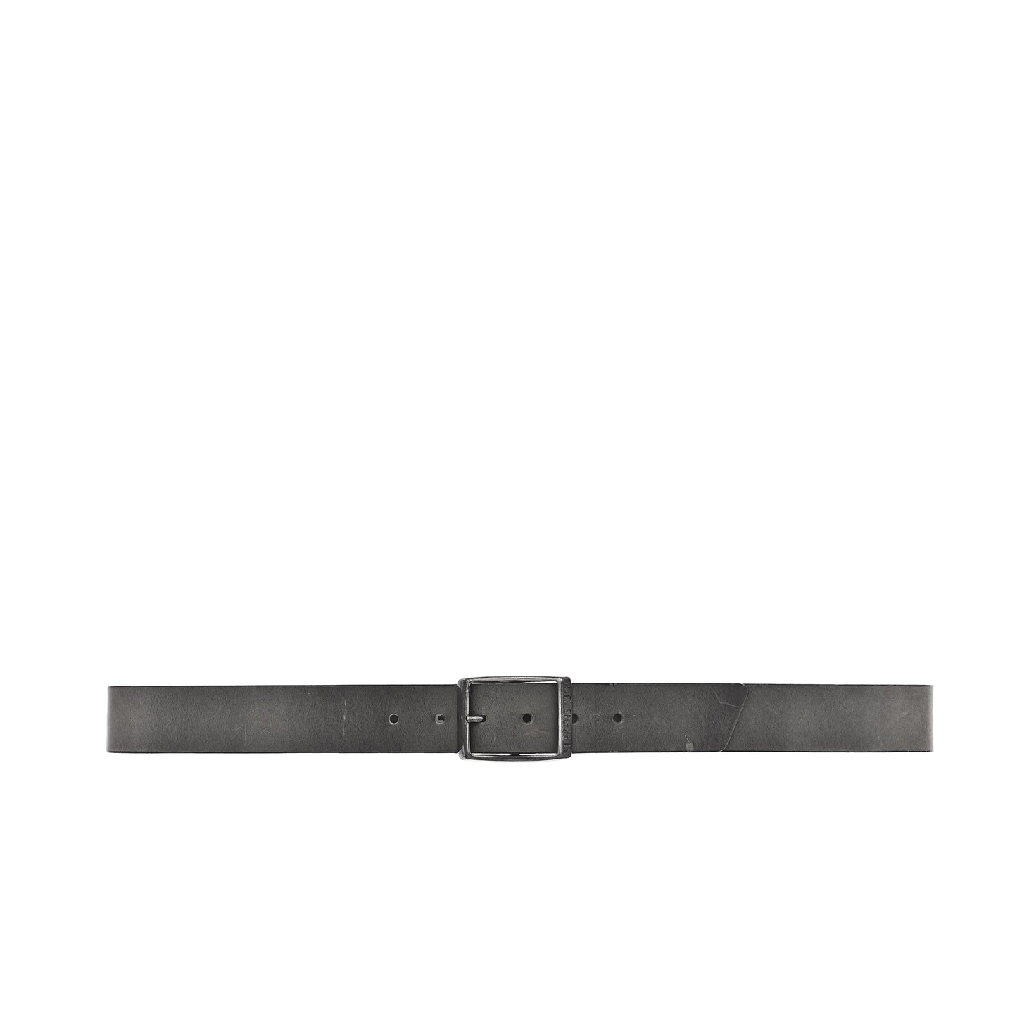 Kansas Grey Oiled Leather Belt 35mm