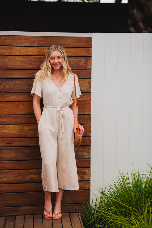 Meadow Jumpsuit - Natural