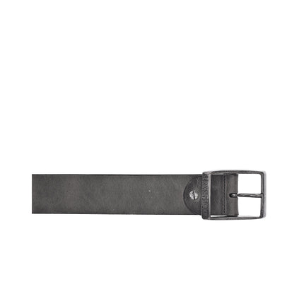 Kansas Grey Oiled Leather Belt 35mm