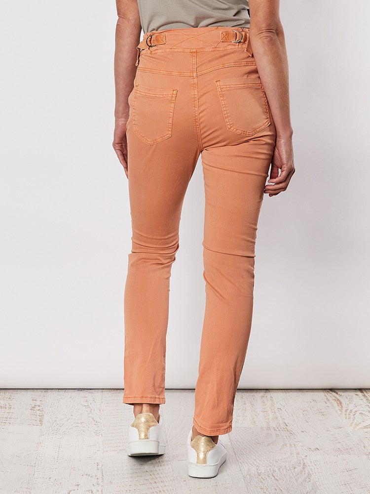 Cotton Jogger Jean - Tangerine