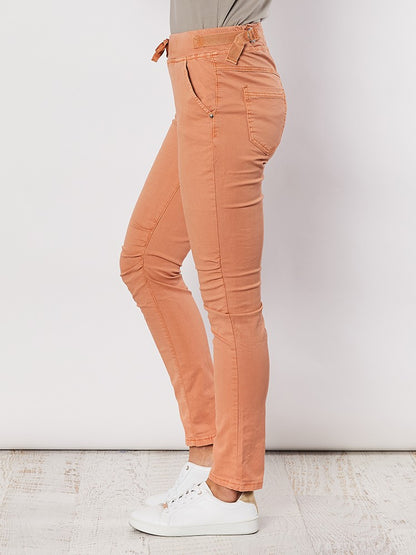 Cotton Jogger Jean - Tangerine