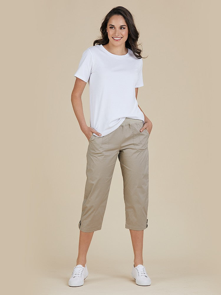 Cotton Short Pant - Natural