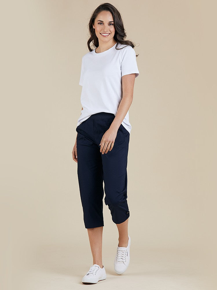 Cotton Short Pant - Navy