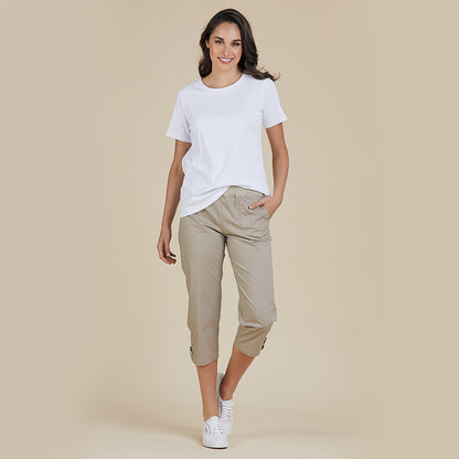 Threadz Rib Tee - White