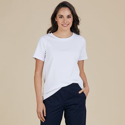 Threadz Rib Tee - White
