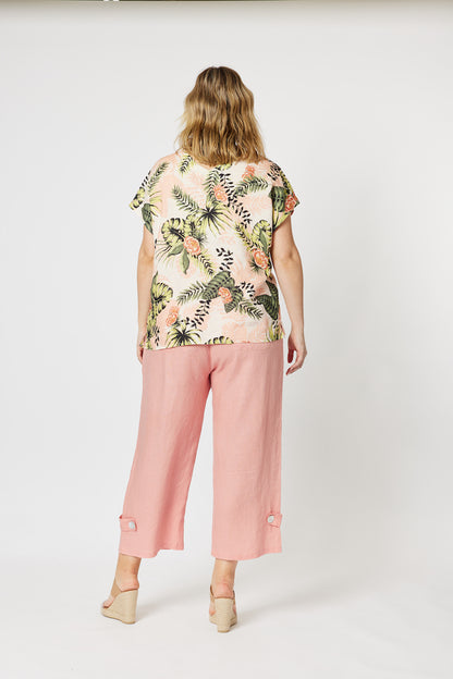 Tropical Linen Shirt