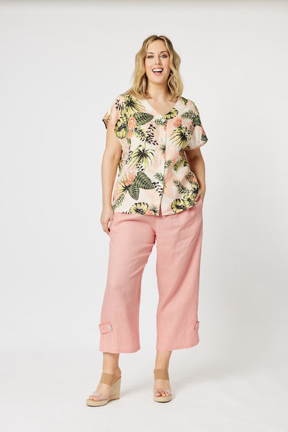 Tropical Linen Shirt