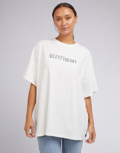 Spliced Tee - White