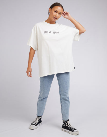 Spliced Tee - White