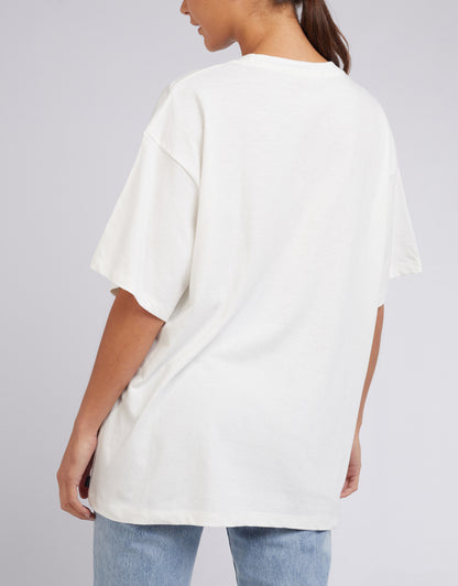Spliced Tee - White