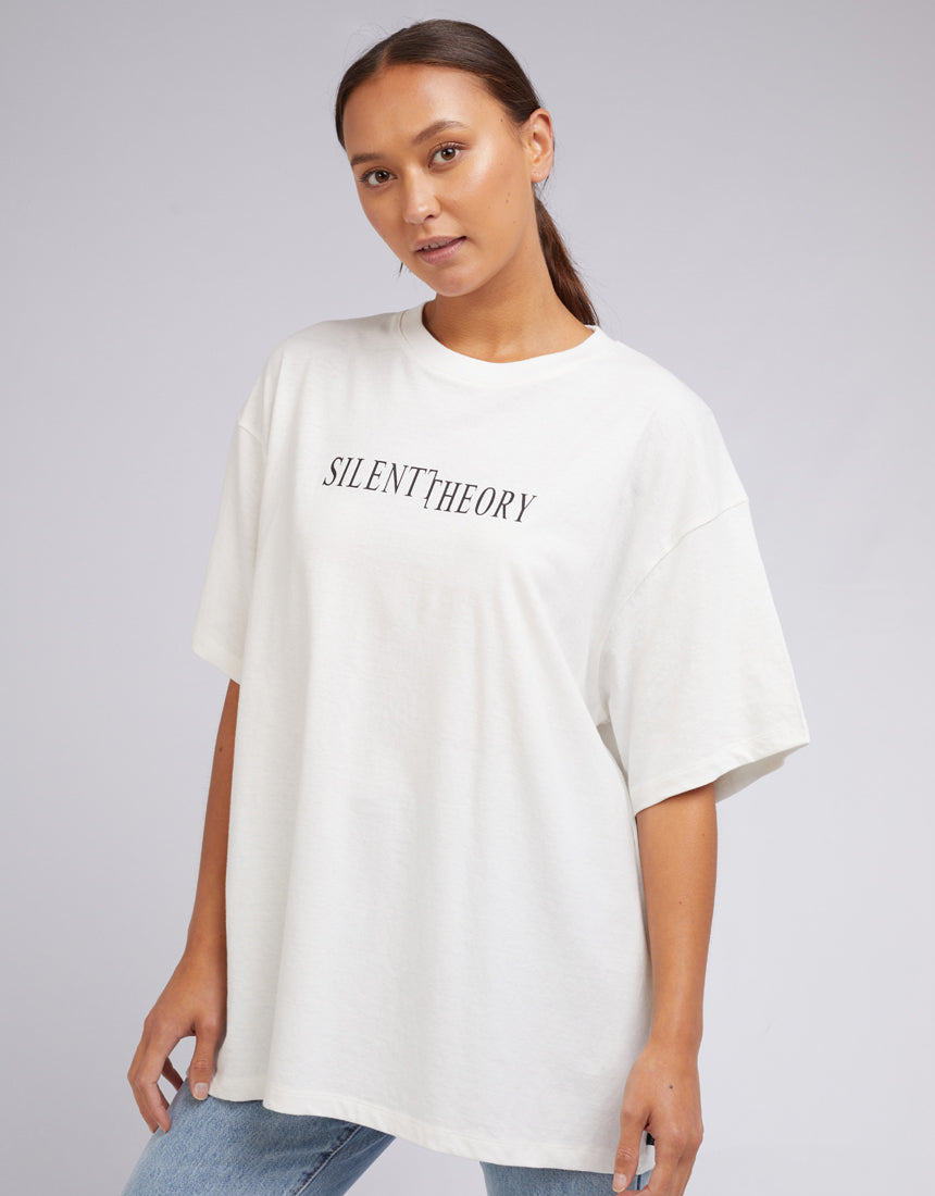 Spliced Tee - White