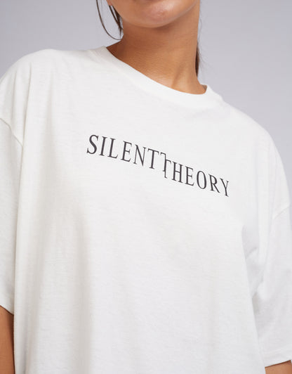 Spliced Tee - White