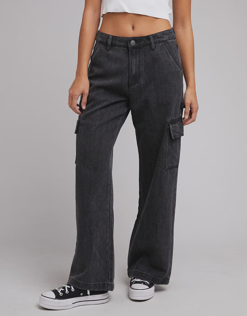Bravo Cargo Pant - Washed Black