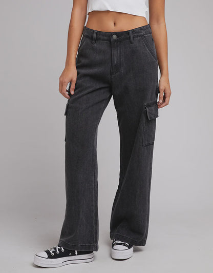 Bravo Cargo Pant - Washed Black