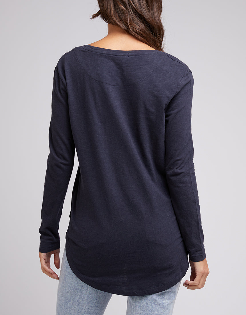 Marvellous L/S Tee - Navy