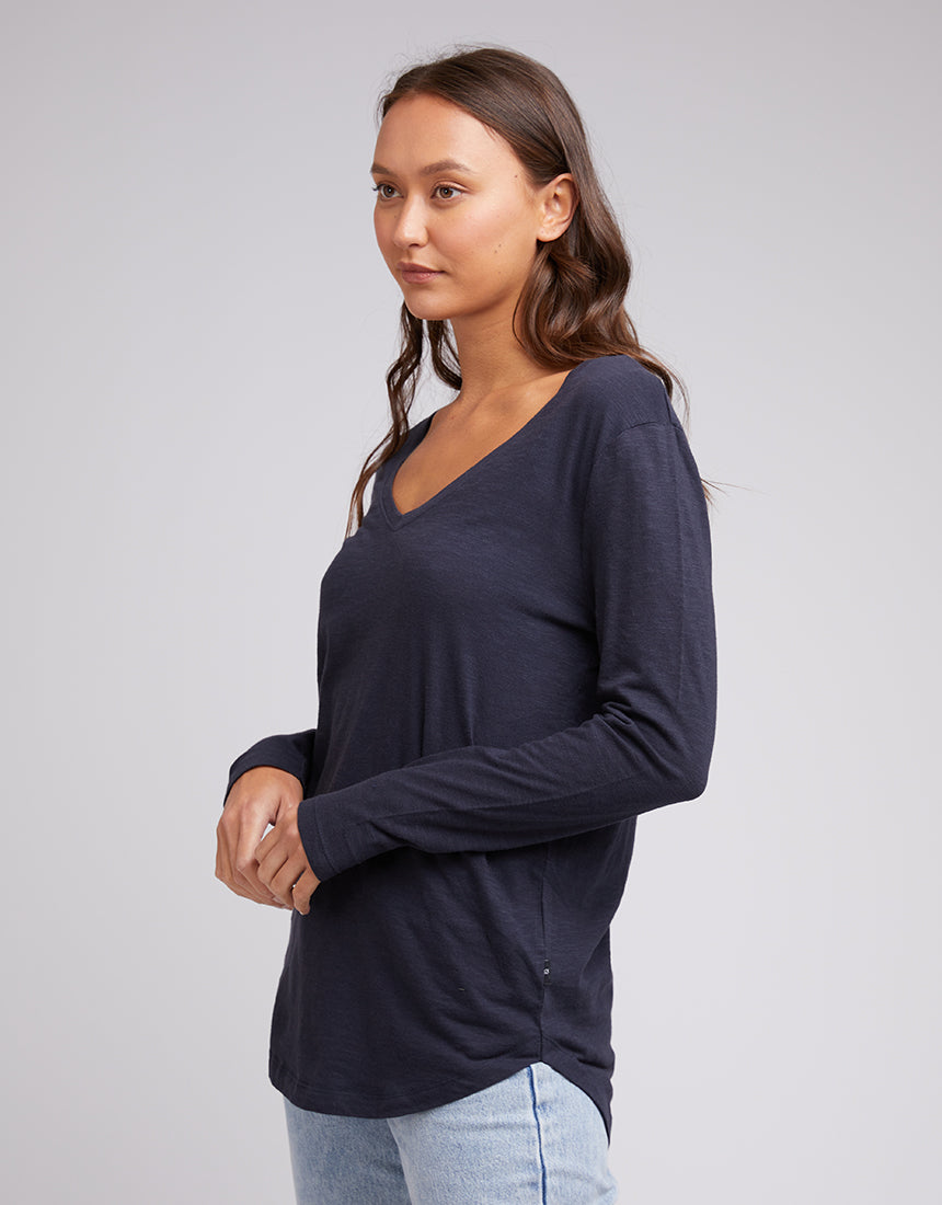 Marvellous L/S Tee - Navy