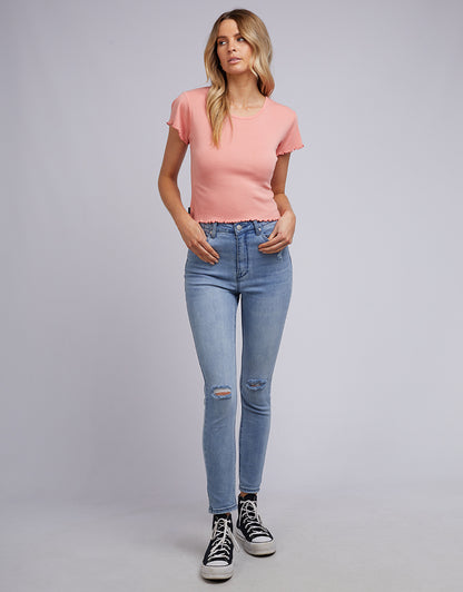 Take You Away Tee - Peach