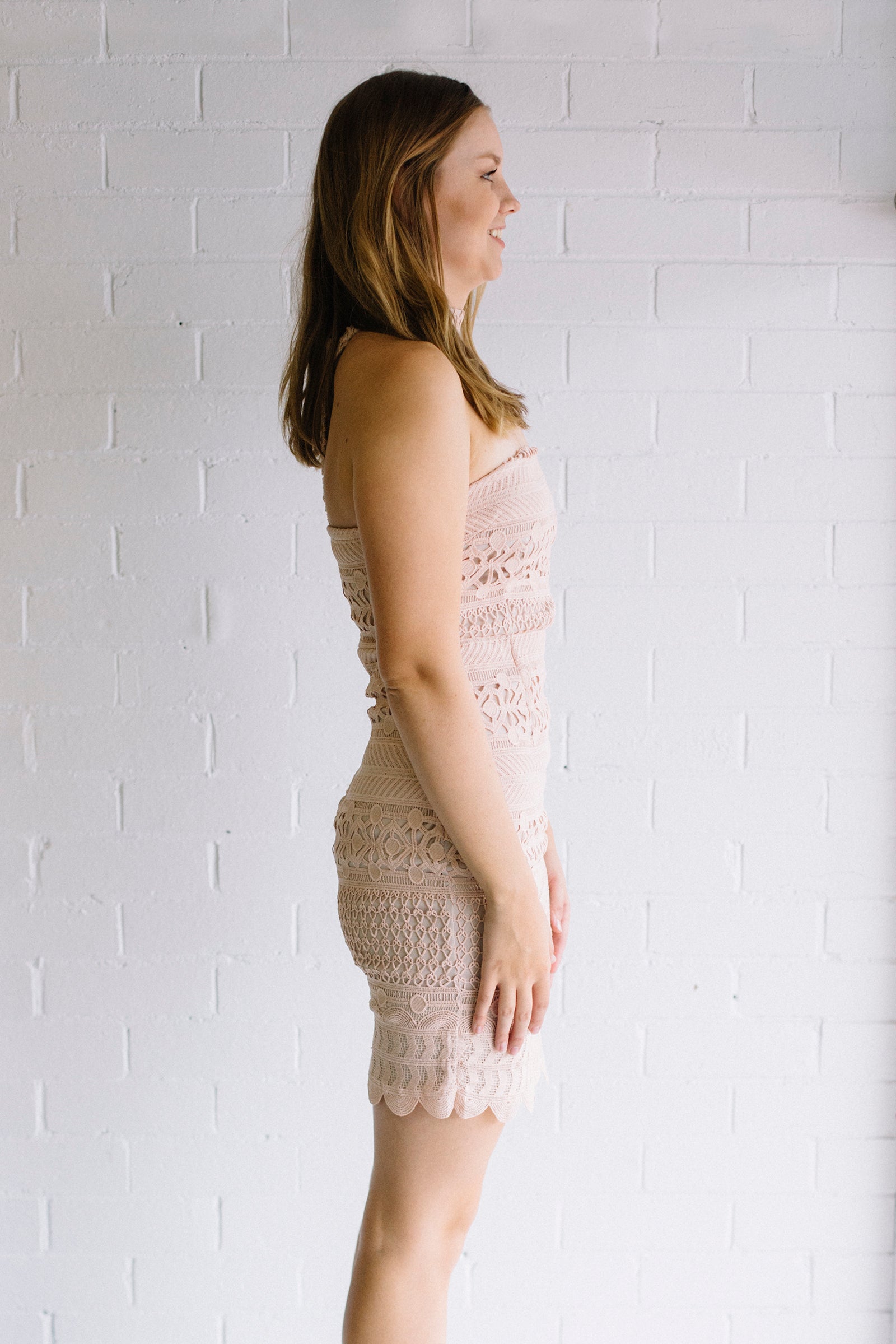 Tessa Lace Choker Dress | Lyn Rose Boutique