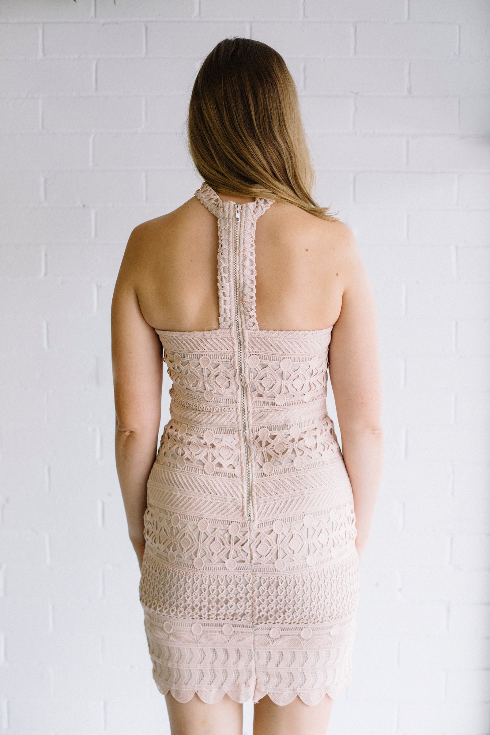 Tessa Lace Choker Dress | Lyn Rose Boutique