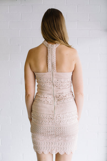 Tessa Lace Choker Dress | Lyn Rose Boutique