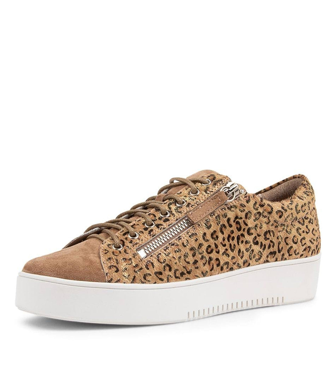 Laila Sneaker - Camel Suede