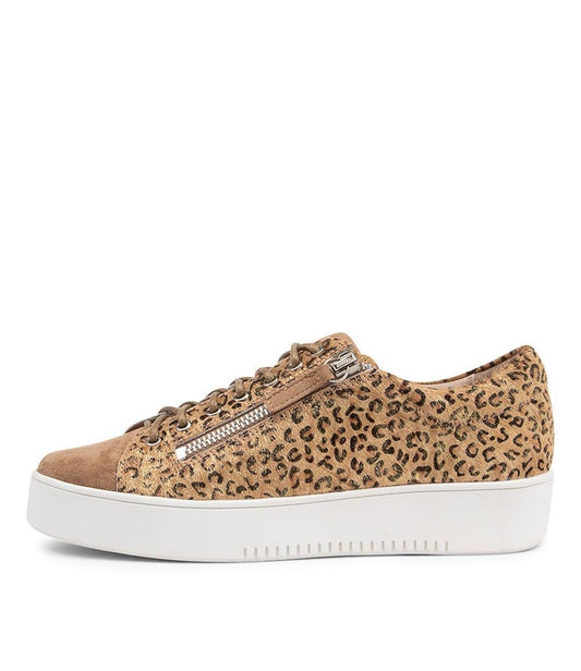 Laila Sneaker - Camel Suede