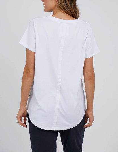 Fortune Vee S/S Tee - White