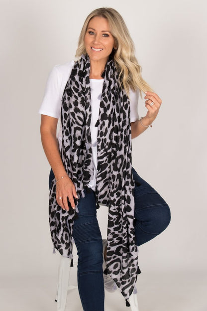 Leopard Scarf I Accessories I Lyn Rose Boutique