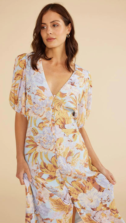 Harlow Midi Dress - Sky Blue