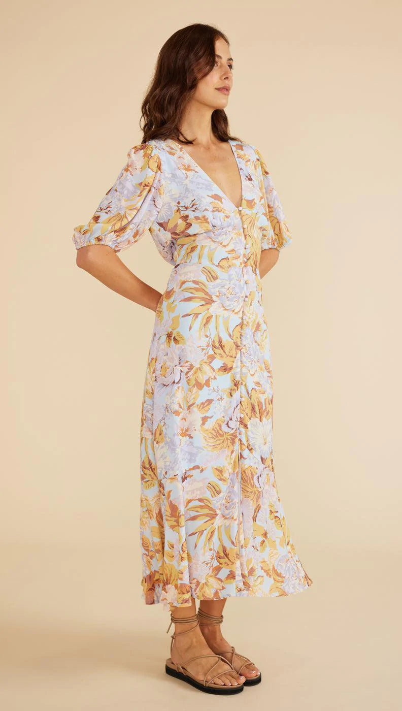 Harlow Midi Dress - Sky Blue