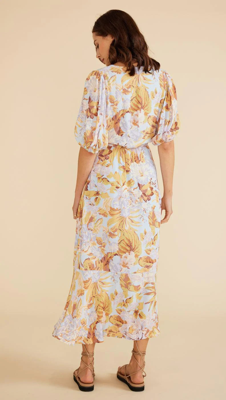 Harlow Midi Dress - Sky Blue