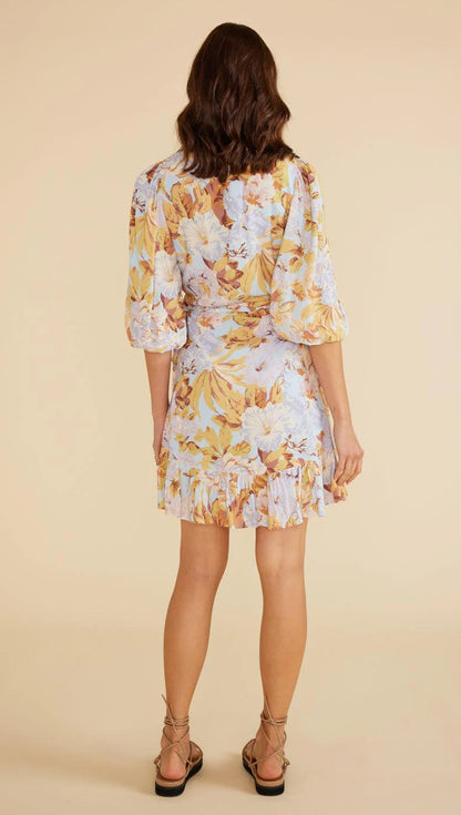 Harlow Mini Dress - Sky Blue