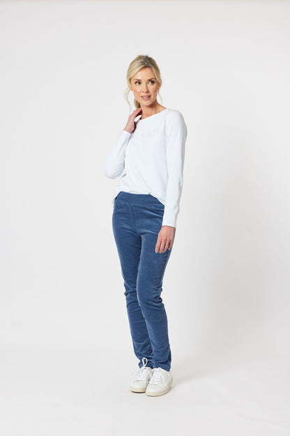Pinwale Cord Pant - Wedge wood
