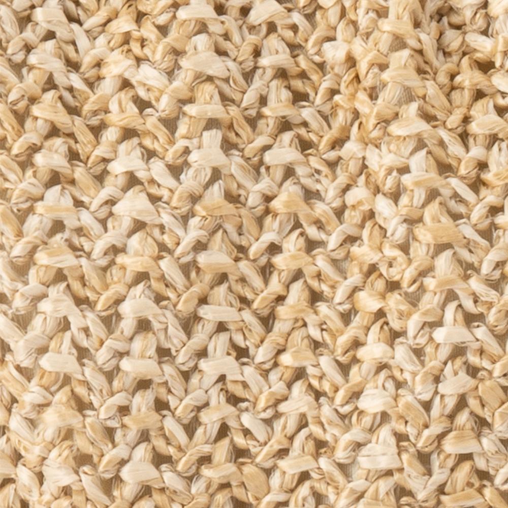 Amalia Pleated Woven Clutch - Natural