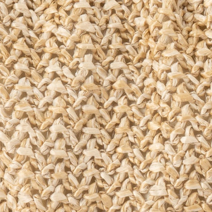 Amalia Pleated Woven Clutch - Natural