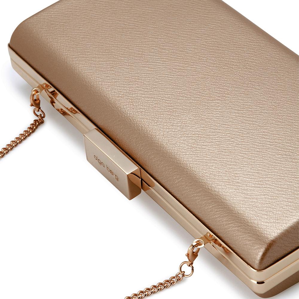 Kaito Simple Metallic Clutch | Lyn Rose Boutique