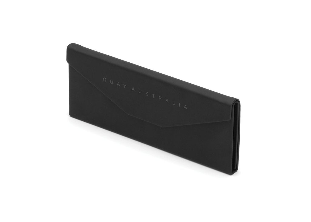 Quay Tri Fold Sunnies Case Black | Lyn Rose Boutique