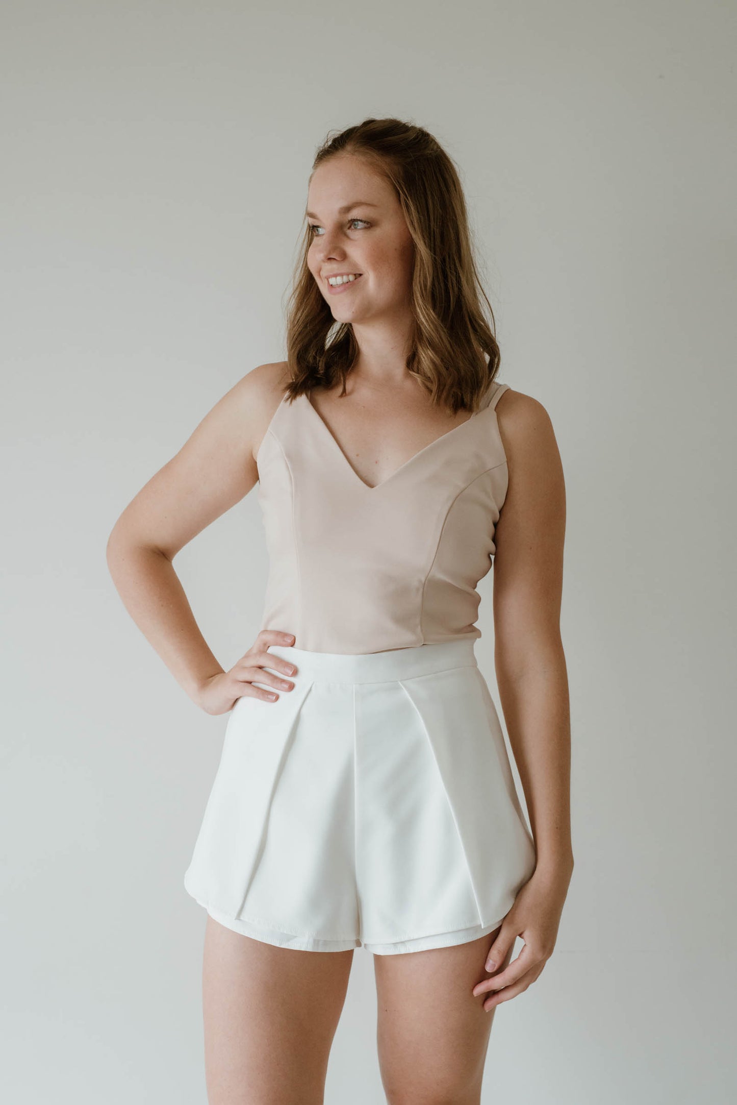 Aria Skort White Women | Lyn Rose Boutique
