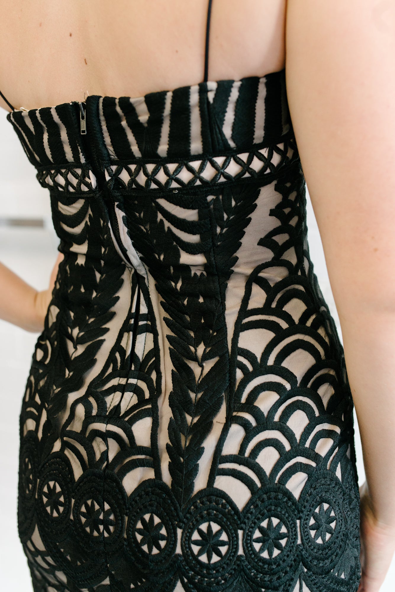 Portrait Women Dress Black | Lyn Rose Boutique