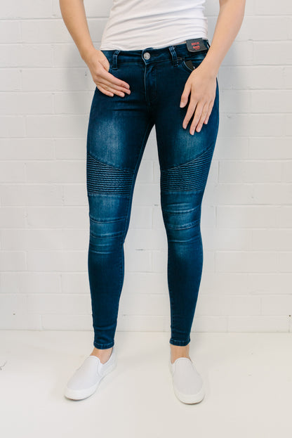 Rib Jean Women Dark Wash | Lyn Rose Boutique
