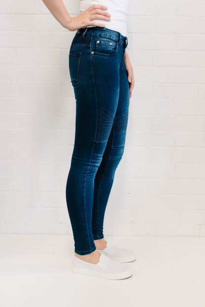 Rib Jean Women Dark Wash | Lyn Rose Boutique