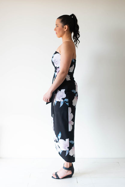Freeda Dress Black Blooms | Lyn Rose Boutique