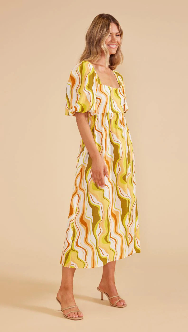 Ziggy Tie Back Midi Dress