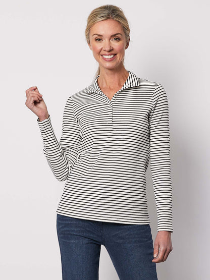 Rib Long Sleeve Tee - Stripe