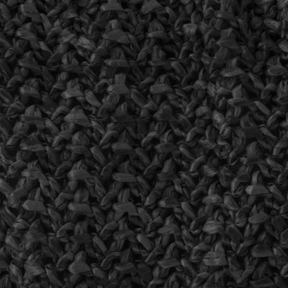 Amalia Pleated Woven Clutch - Black