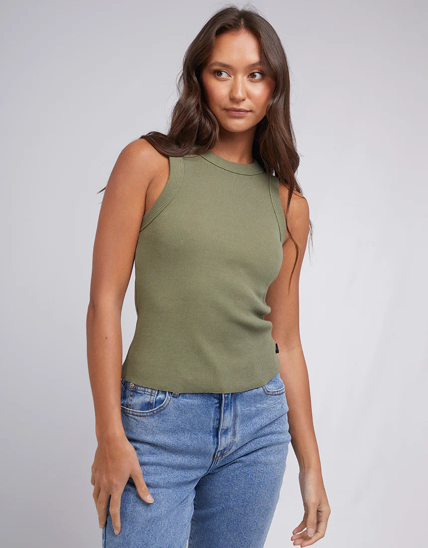 Greta Tank - Khaki