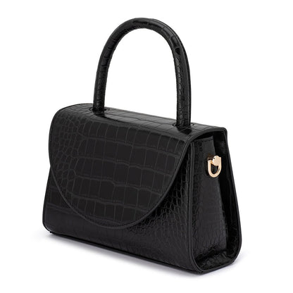 Nadia Top Handle Bag - Black