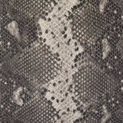Payton Snake Print Clutch - Grey